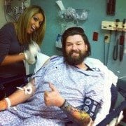 TAKING BACK SUNDAY lead singer Adam Lazzara hit by falling tree