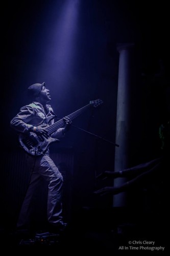 Bassist John Ferrara.