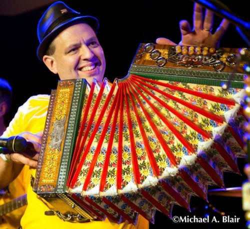 Accordianist/Vocalist Fritz Sherz of Fritz's Polka Band