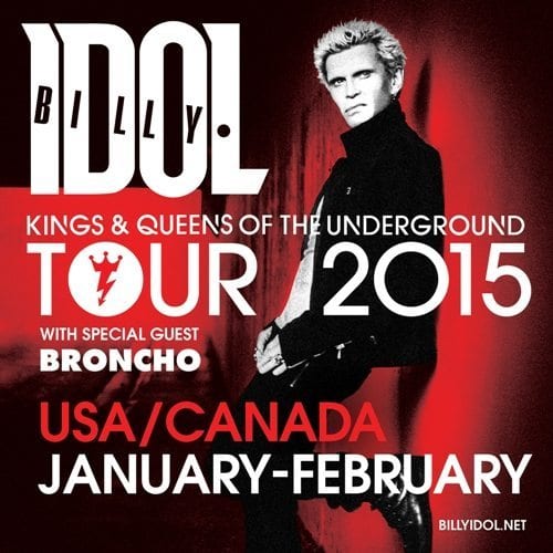 Billy Idol tour