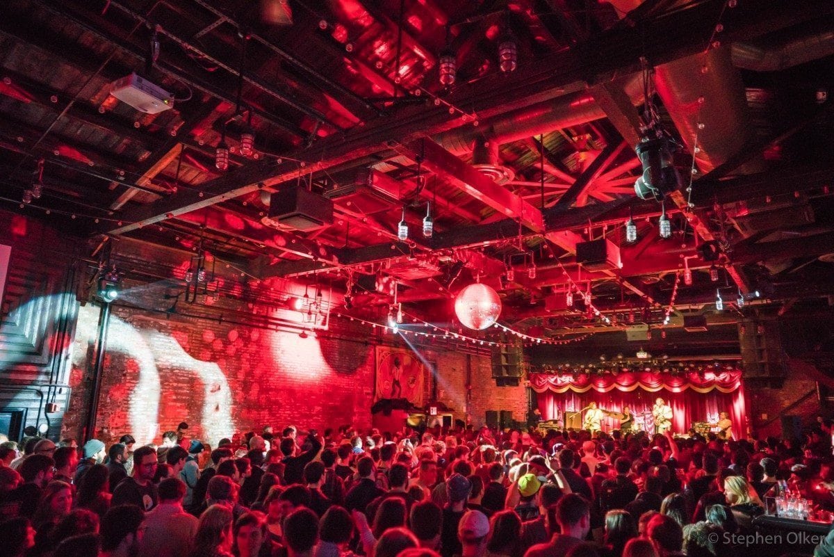 white denim brooklyn bowl