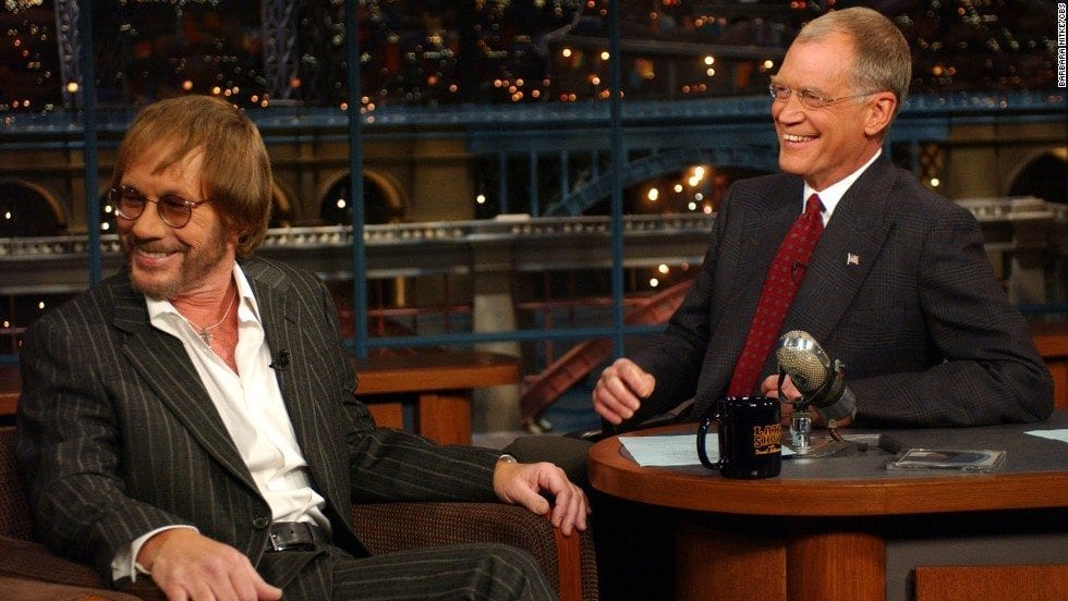 letterman zevon