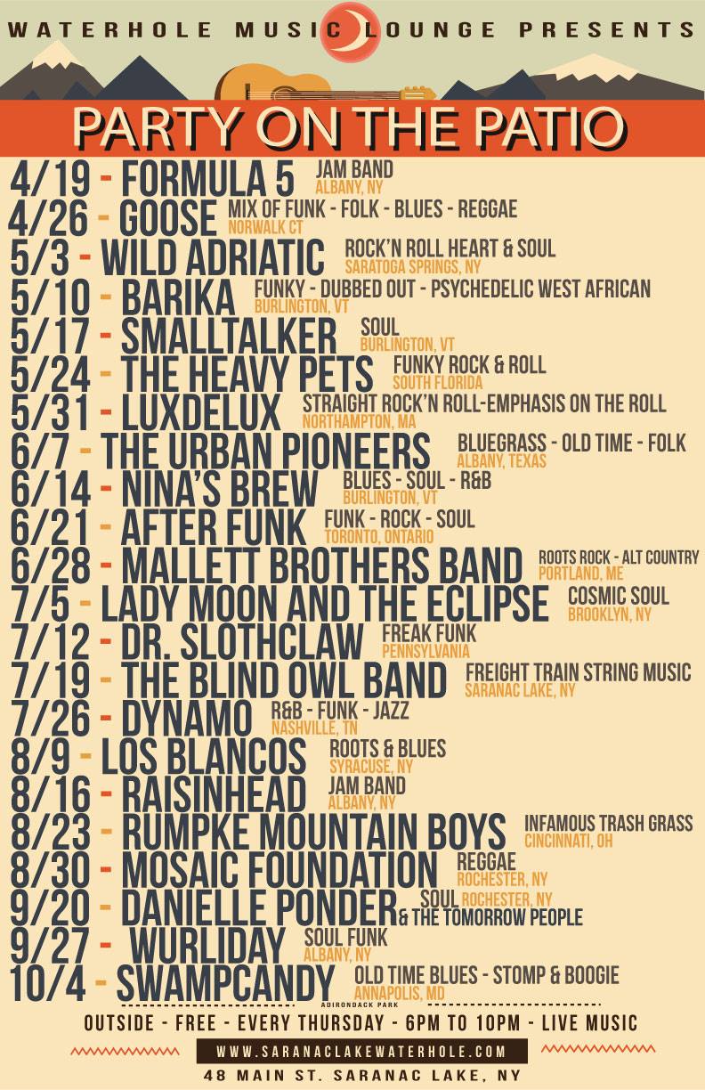 party on the patio thursday