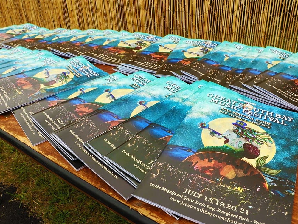 Festival Pamphlets for Great South Bay Music 2019