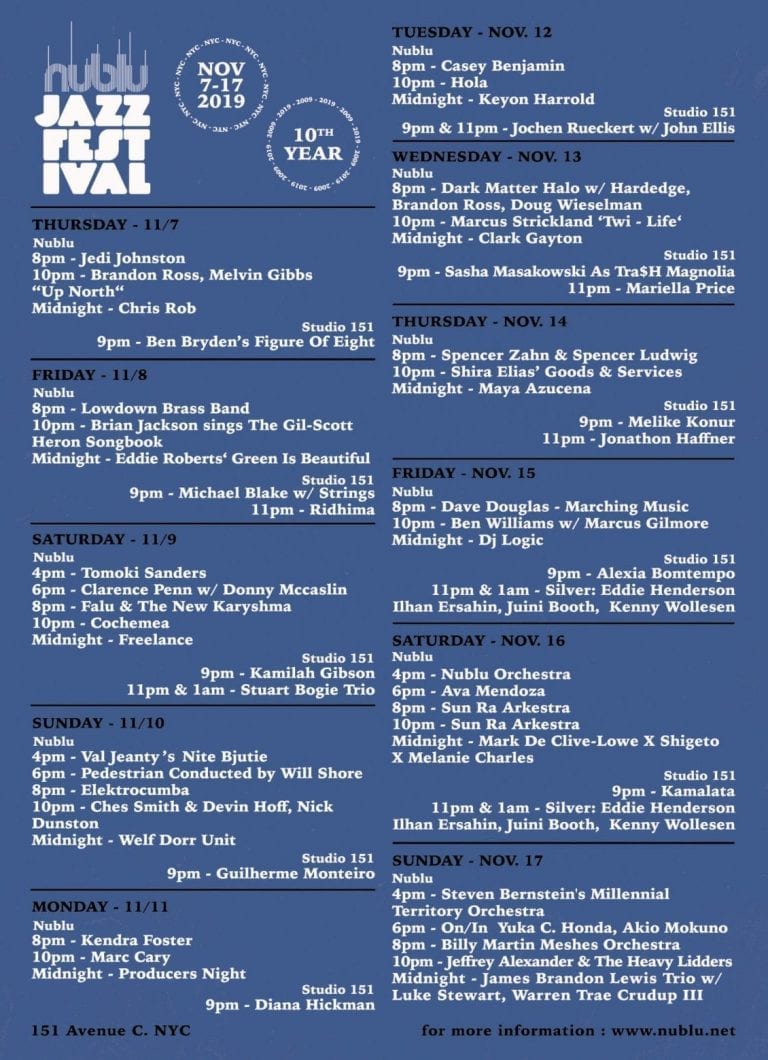 10th Nublu Jazz Fest