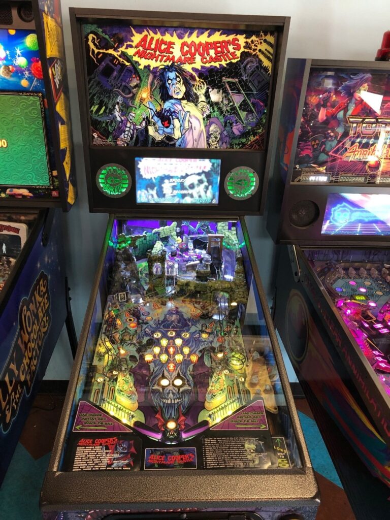 pinball machine exhibit