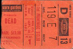 Grateful Dead at MSG