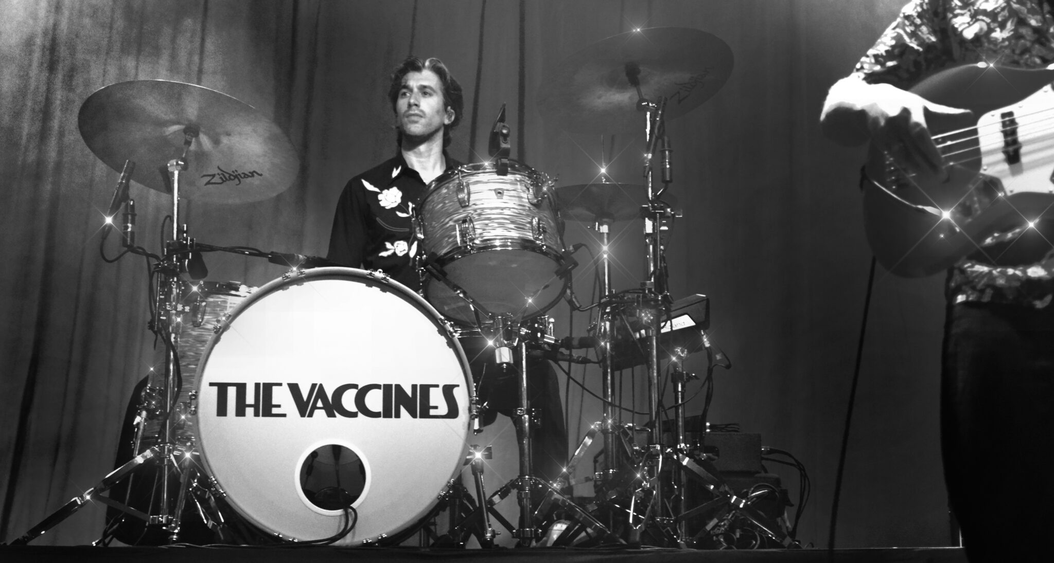 The Vaccines' drum set at Brooklyn Steel