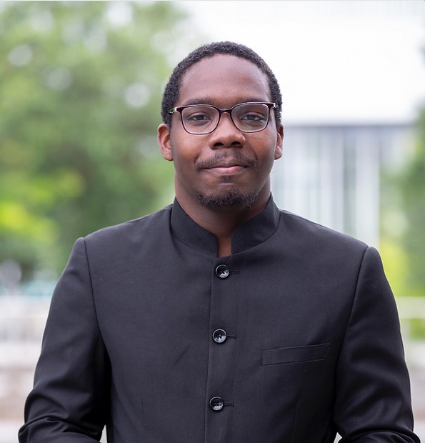 Photo of conductor and composer Quinn Mason. Photo courtesy of the Binghamton Philharmonic Orchestra