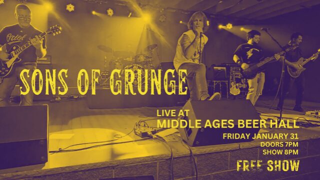 Sons of Grunge to Perform Live at Middle Ages Brewing Company